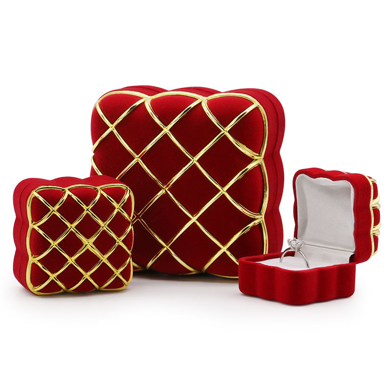 wine red jewelry packaging