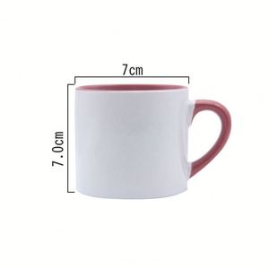 Taza Blanca de 6 oz - Cerámica Clásica de Gres para Promoción/Regalo, Sublimación DIY, Ideal para Regalos - Product Image 3