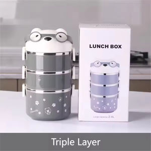 Lonchera Eléctrica de Acero Inoxidable, Bolsa Térmica para Niños, Juego de Termos para Empacar Alimentos, Contenedor de Alimentos Calentable - Product Image 4