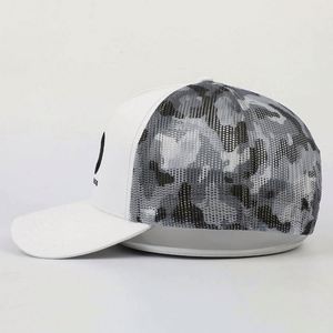 Factory Supplier 5 Panel Custom <b>Hat</b>,High Profile Embroidery Designs Camouflage Trucker <b>Hat</b>,White Embroidered Mesh Trucker <b>Hats</b> - Product Image 2
