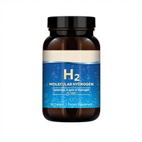 Comprimés effervescents d'hydrogène moléculaire 8ppm, antioxydant cellulaire, soluble dans l'eau, complément alimentaire, 90 unités, vente en gros OEM