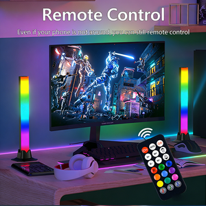 E-sports Pickup Music Rhythm Atmosphere Light <strong>Double</strong>-mounted for APP <strong>PC</strong> Rectangle Desktop - Product Image 2