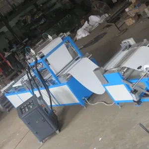 Glass fiber pleating machine for hepa air filters