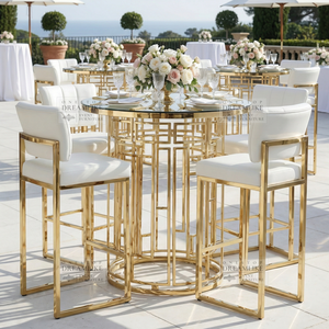 <span class=keywords><strong>Tabouret</strong></span> <span class=keywords><strong>de</strong></span> <span class=keywords><strong>bar</strong></span> moderne en velours carré et acier inoxydable argenté avec dossier bas pour hôtel et usage extérieur - Product Image 2