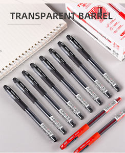 जेनवाना थोक जेल पेन 0.38 मिमी जेल पेन चिकनी काली लाल प्लास्टिक अल्ट्रा फाइन टिप 0.38 हस्ताक्षर जेल - Product Image 5