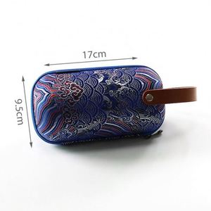 Custom <b>EVA</b> Carry Bag for Tea Cup and Chinese Kongfu Teapot for Travel Picnic Gift Bag with Handle Storage Case - Product Image 5