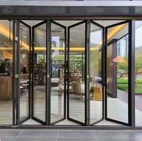 Puerta Plegable Moderna Ultrafina de 45 mm |   Herrajes Alemanes |   Vista Panorámica Minimalista para Inmobiliarias de Lujo