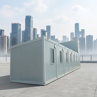Conteneur pliable de type Z, maison modulaire, conteneurs pliables de 20 pieds, installation rapide, solution de projet globale moderne, travailleurs temporaires