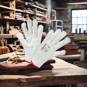 Gants de sécurité en cuir de grain de vachette de haute qualité Protection des mains du conducteur industriel anti-coupure pour la conduite de camion d'assemblage - Product Image 3
