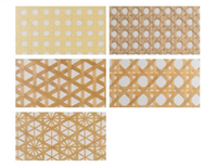 Tissu en maille ouverte moderne imperméable pour meubles d'extérieur, en charbon de bambou tissé