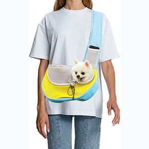 Free sample Outdoor Travel Breathable Adjustable Mesh Hands Free <b>Soft</b> Pet Small Dog <b>Cat</b> Sling Front <b>Carrier</b> Shoulder Tote Bag - Product Image 1