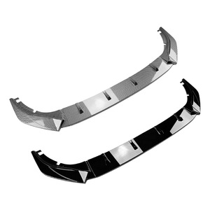 Amp-Z Front Splitter And <b>Corner</b> <b>Protector</b> For Volkswagen Golf Mk8 2020-24 Standard Pro Carbon Fiber Texture Matte Finish - Product Image 2