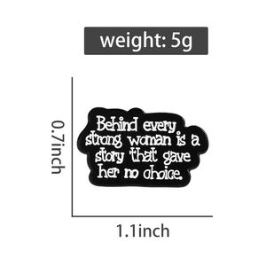 Épingles en métal en alliage de zinc sur le thème de <span class=keywords><strong>l</strong></span>'<span class=keywords><strong>amour</strong></span> pour femmes et filles-Cadeaux de bijoux inspirés de <span class=keywords><strong>l</strong></span>'histoire des femmes fortes pour les occasions - Product Image 5