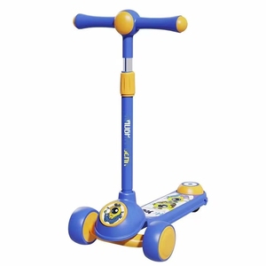Trottinette en aluminium réglable pour enfants, 4 roues LED PU avec lumières, jouet d'extérieur pliable pour <span class=keywords><strong>fille</strong></span>, trottinette pour le plaisir - Product Image 3