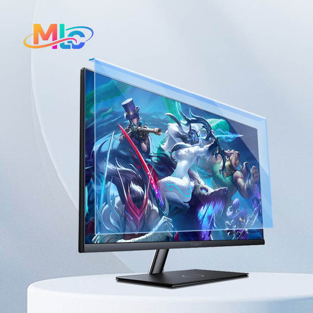 24-Inch Acrylic Monitor Screen Protector Blue Light Blocking & Eye Protection 0.3 mm Thickness-for Office Home Gaming