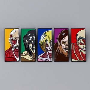 Sming Pins Titan émail broche Allen Anime revers badge japonais <span class=keywords><strong>manga</strong></span> broche vêtements sac à dos <span class=keywords><strong>accessoires</strong></span> - Product Image 4