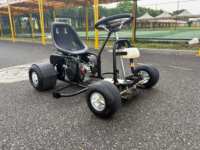 Mini kart à roues en caoutchouc de 5 pouces, kart à essence 2 temps 200cc 212cc pour divertissement en plein air