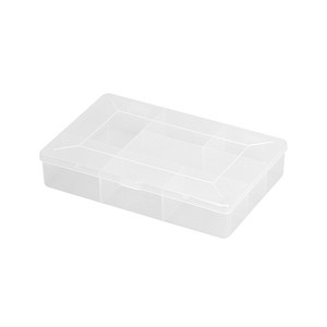 2021 Wholesale price compartments multipurpose clear plastic tool screw storage case transparent tool box