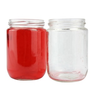 Supplier Wholesale Kitchen 250ml 350ml 500ml Wide Mouth Mason Jars 8 oz 16 oz Glass Storage Jar