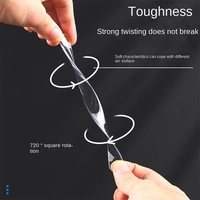 Tiroirs d'armoires de bande de Silicone Anti-Collision Transparent bon autocollant mural anti-dérapant pour tapis de Table outils de maquillage nettoyant