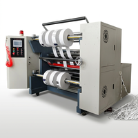 Machine à refendre rouleau à rouleau pour papier couché, économique, à 2 moteurs, pour bobines jumbo WFQ-1600A