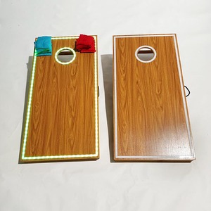 Cornhole Outdoor Wooden Bean Bag Toss Corn Hole Led Lights Board Golf Chipping <span class=keywords><strong>Game</strong></span> Set - Product Image 4