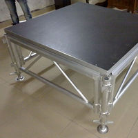 Escenario de armazón rectangular ligero de aleación de aluminio para bodas y conciertos al aire libre con dimensiones personalizadas