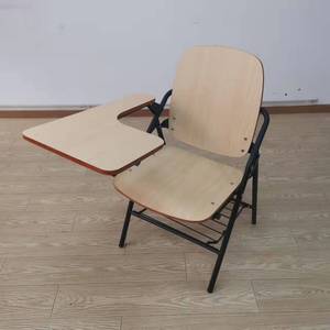 Gấp kim loại đào tạo trường học nghiên cứu ghế với máy tính bảng - Product Image 5