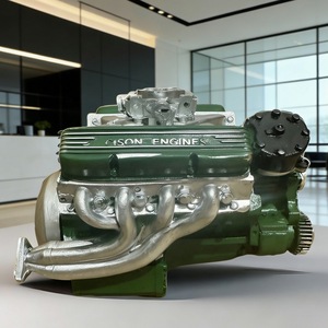 Cison <b>Engines</b> V8 <b>Engine</b> <b>Model</b> Resin Craft Desk Ornament Industrial Design Office Desktop Decoration - Product Image 2