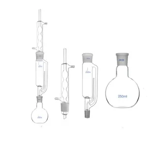 Soxhlet-termo de fondo redondo de extracción personalizado, conjunto de distalación con manto de calentamiento electrónico, 500ml, 250ml, 450W