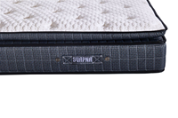 Matelas à ressorts personnalisé OEM, mousse à mémoire de forme, Euro Top, tissu respirant, matelas à ressorts compressé et roulé