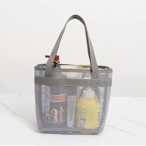 <b>Large</b> Mesh Travel <b>Bag</b> Organization Storage <b>Bag</b> Reusable Eco Clothing Portable Outdoor <b>Beach</b> Mesh Pouch Bathroom Cosmetic <b>Bag</b> - Product Image 4