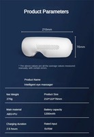 Appareil de massage oculaire intelligent électrique musical en gros, dispositif de relaxation oculaire intelligent avec fonction chauffante