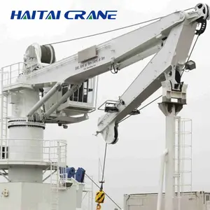 Hot Sell 4 Ton Hydraulic Knuckle Boom Telescopic Marine Knuckle Crane With CCS BV
