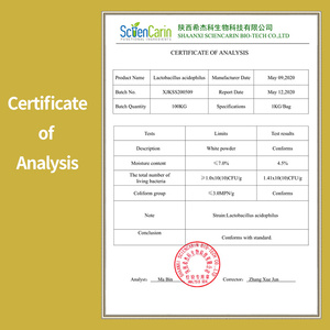 Probióticos Liofilizados de Suministro Profesional, <span class=keywords><strong>Lactobacillus</strong></span> <span class=keywords><strong>Acidophilus</strong></span> - Product Image 3