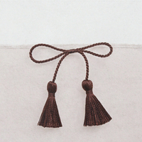 Frange à pampilles en dentelle de rayonne de 9,2 cm de large, brodée, accessoires décoratifs pour rideaux, vêtements et cheminées de table