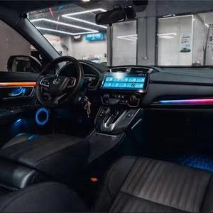 Lumières décoratives intérieures de voiture LED de haute qualité adaptées aux lumières ambiantes intérieures symphoniques de contrôle d'application de Honda CRV - Product Image 3