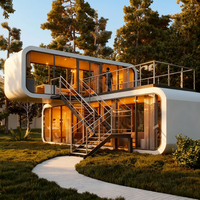 Maison préfabriquée modulaire en conteneur à deux étages, certifiée CE AS4964 SAA, type Apple Cabin, empilable