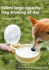 <span class=keywords><strong>Bottiglia</strong></span> d'Acqua Portatile per Cani 2026, Bestseller, 500ml, Grande Capacità, Pieghevole, Dispenser d'Acqua da Viaggio per Animali Domestici - Product Image 5