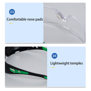 แว่นตาป้องกันสำหรับเล่นกีฬาแว่นตานิรภัยกันฝุ่นกันทรายใช้ในการก่อสร้าง - Product Image 6