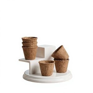 Maceta de Fibra de Coco Natural - Jardinera Ecológica para Semilleros y Cultivo de Plantas - Product Image 1