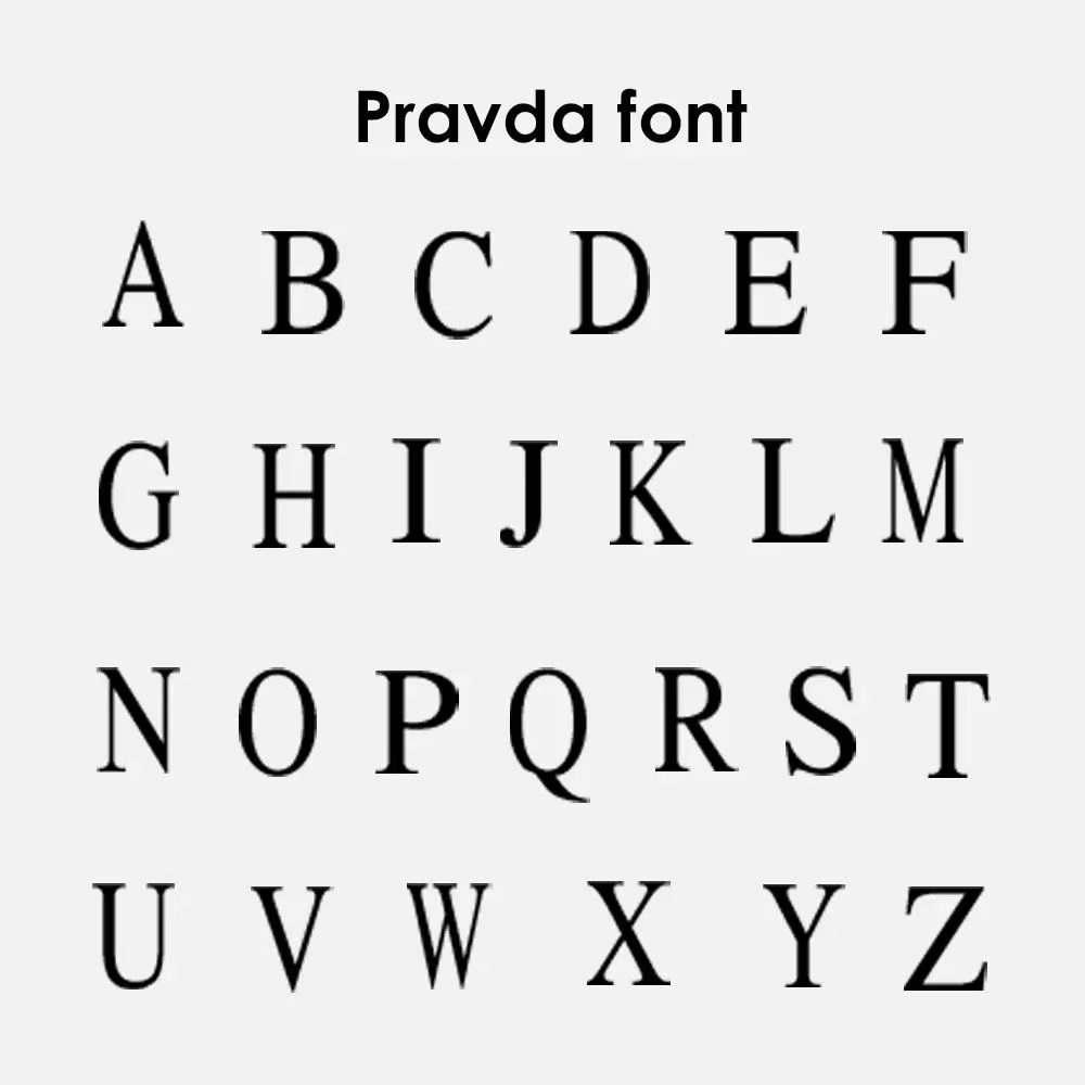 A3 Font