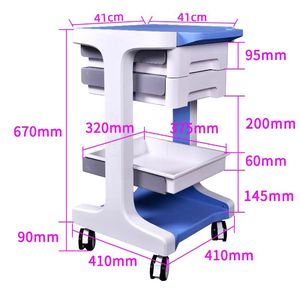 Chariot mobile pour équipement médical dentaire et esthétique, support de placement pour équipement de beauté spécial pour salon de beauté - Product Image 2