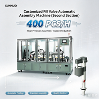Machine d'assemblage entièrement automatique de vannes de remplissage XUNNUO – Équipement d'assemblage de précision avec moteur PLC personnalisé