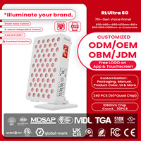 Nouvel appareil de luminothérapie LED 2026 à commande vocale et écran tactile, 8 longueurs d'onde, infrarouge et panneau de luminothérapie rouge