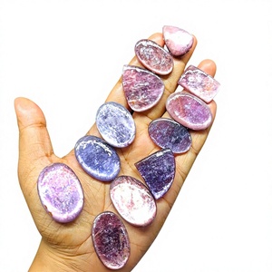Gran Oferta: Piedra Preciosa Suelta de Lepidolita Natural de Alta Calidad, Cristal de Micca para Sanación, Piedra de Palma Decorativa FAIJAN GEMS Rajasthan - Product Image 1