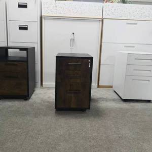 Minimalist Black 3 Drawer Metal Filing <b>Cabinet</b> with Key <b>Lock</b> password-protected Home Office Bedroom School Storage Furniture - Product Image 6