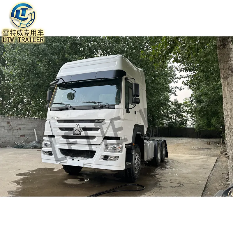 Second Hand Howo 6x4 euro2 2017 2018 Manual Trucks Head Used Tractor Truck price For Sale