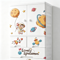 Armoire de rangement en plastique pour enfants, armoire portable avec tiroirs pour vêtements et jouets, organisateur de chambre d'enfant