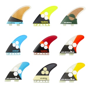 Ensemble de <span class=keywords><strong>3</strong></span> palmes de <span class=keywords><strong>surf</strong></span> en fibre de verre, simple/double languette, pour le <span class=keywords><strong>surf</strong></span>, avec sac à ailettes, vis à clé, plusieurs couleurs - Product Image 2